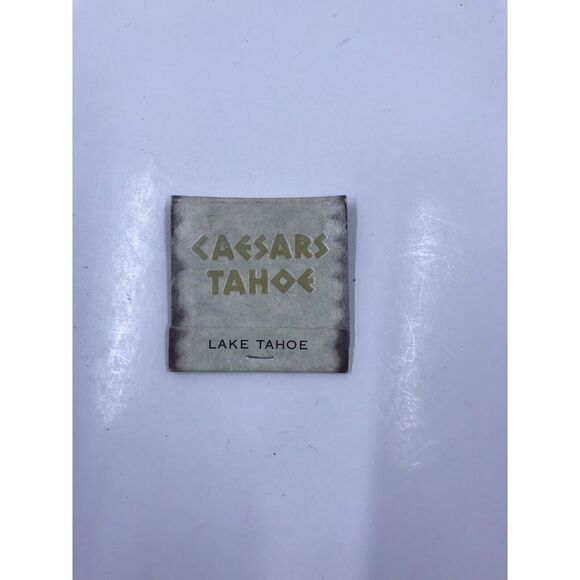 Caesars Tahoe Lake Tahoe NV Matchbook Vintage Paper Matches 5 Missing - Picture 1 of 5
